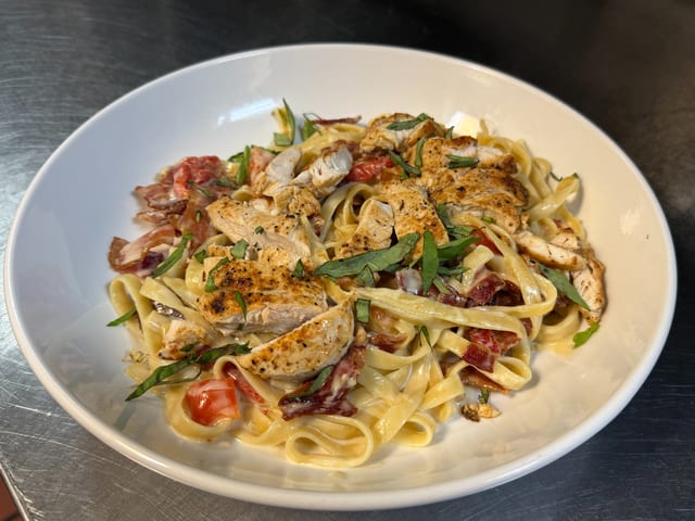 Chicken Carbonara.