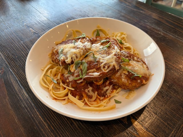 Eggplant Parmesan.