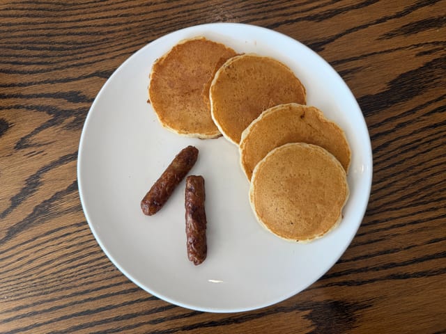 Kids Silver Dollar Pancake.
