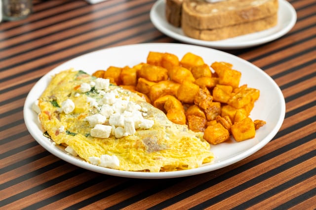 Mediterranean Omelet.