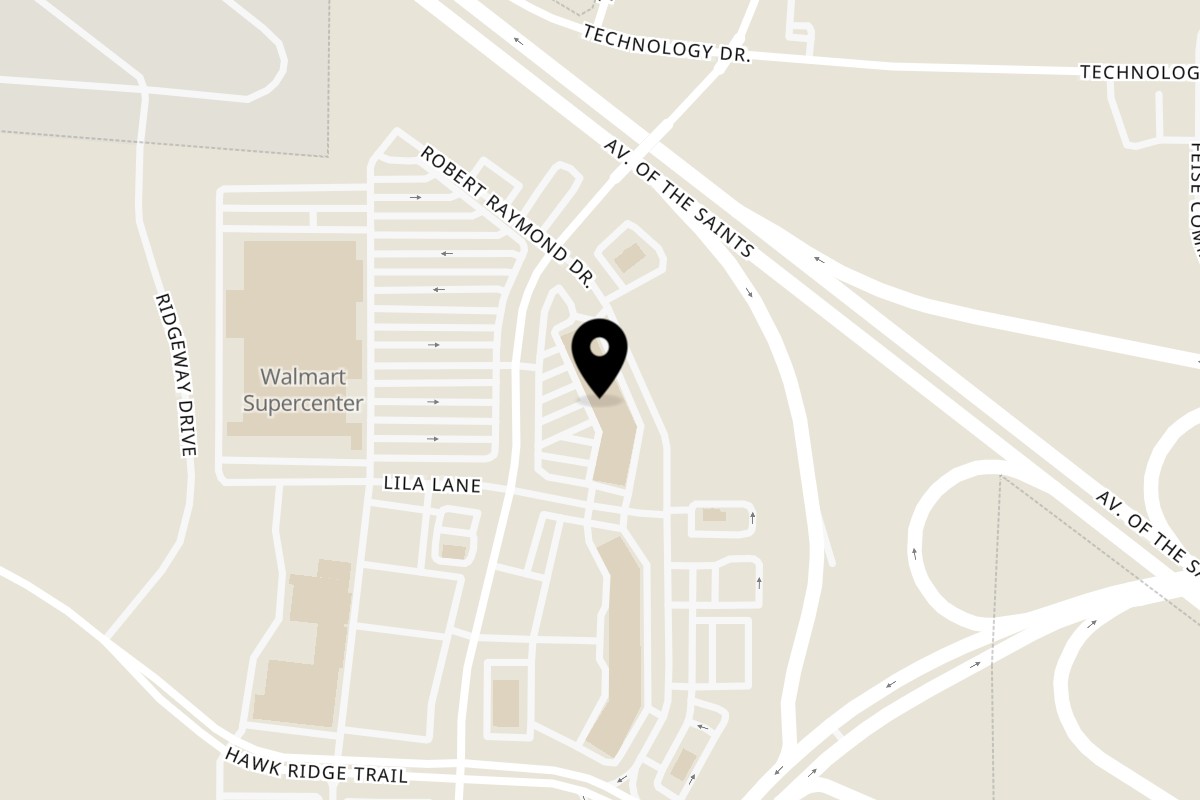 Map showing the location of Village Cafe on 6127 Ronald Reagan Dr in Lake St Louis